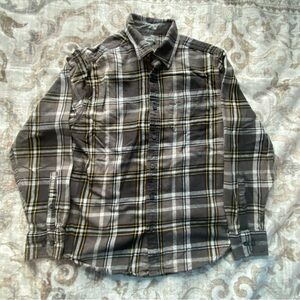 Eddie Bauer Mens Plaid Flannel Button Down Shirt Size M